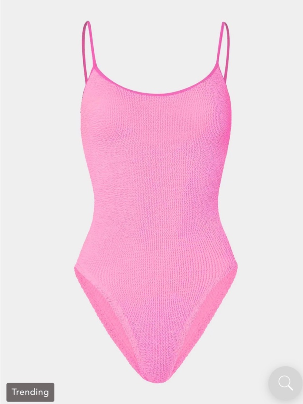 Hunza G Bubblegum One-Piece Swimsuit